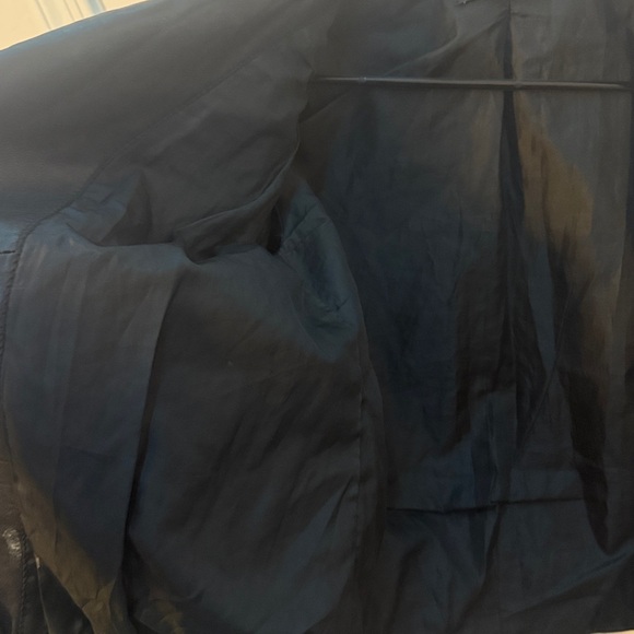 Zara Black Faux Leather Moto Jacket - Picture 5 of 8